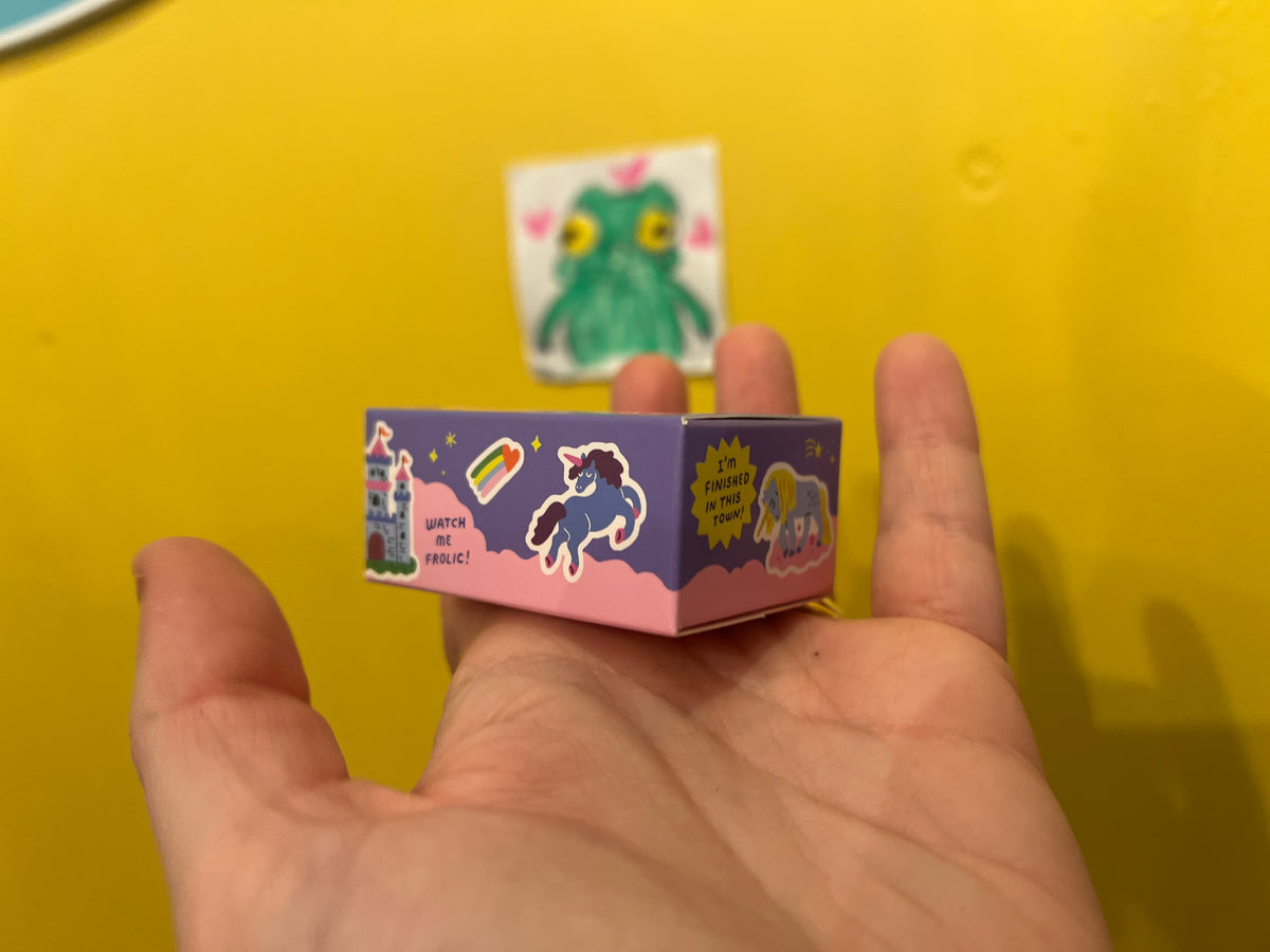 Overly Dramatic Unicorns Playtime Sticker set