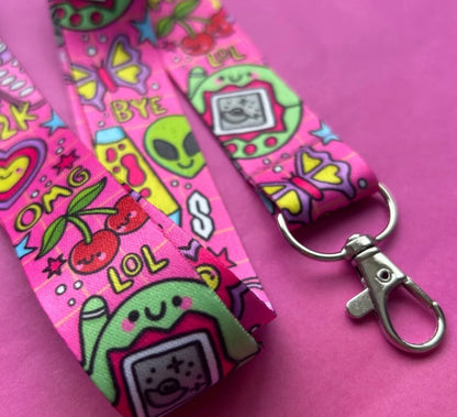Y2K Nostalgia Lanyard