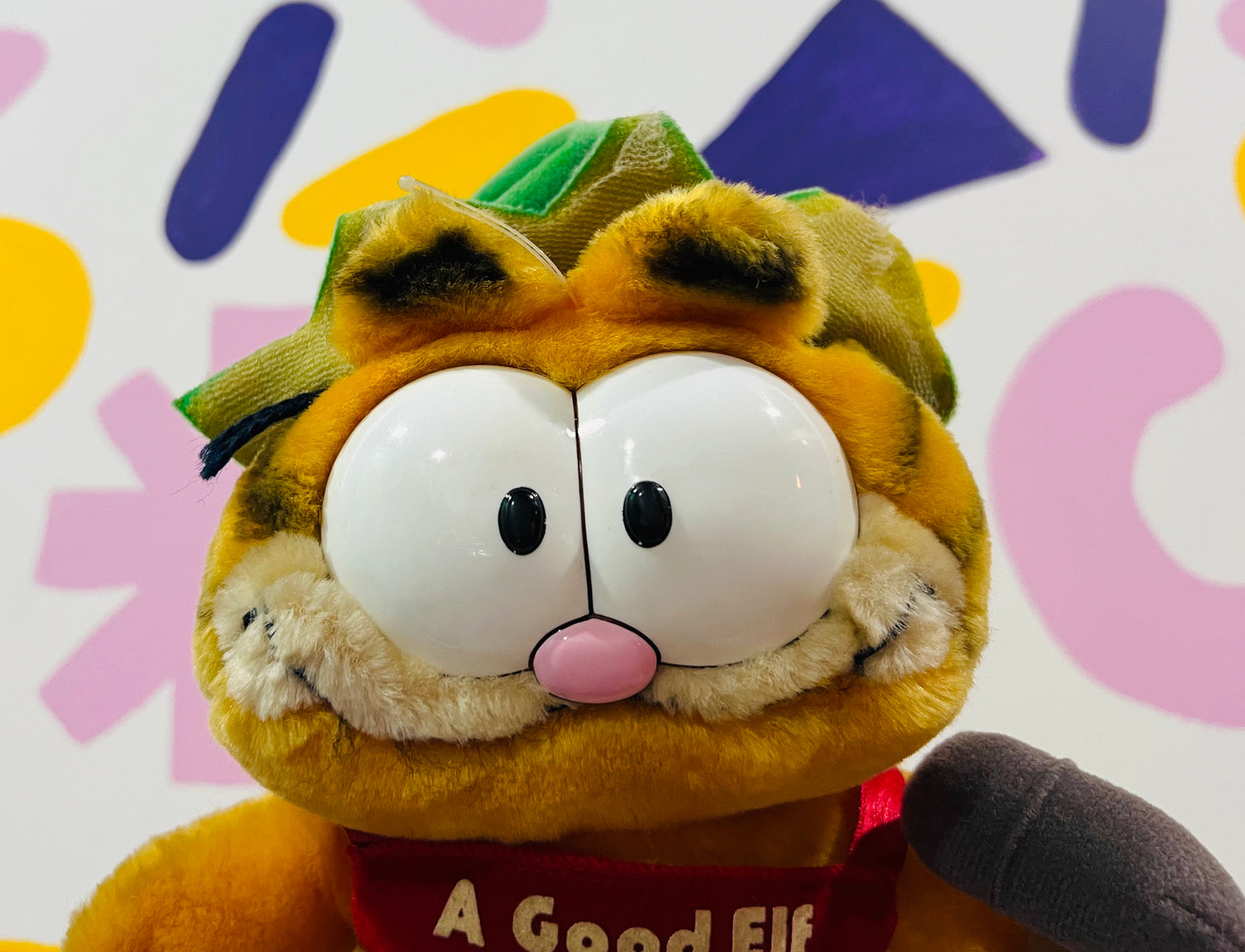 1981 Vintage Elf Garfield plush