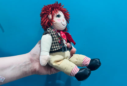 Jim from Rosie & Jim plush beanie rag doll