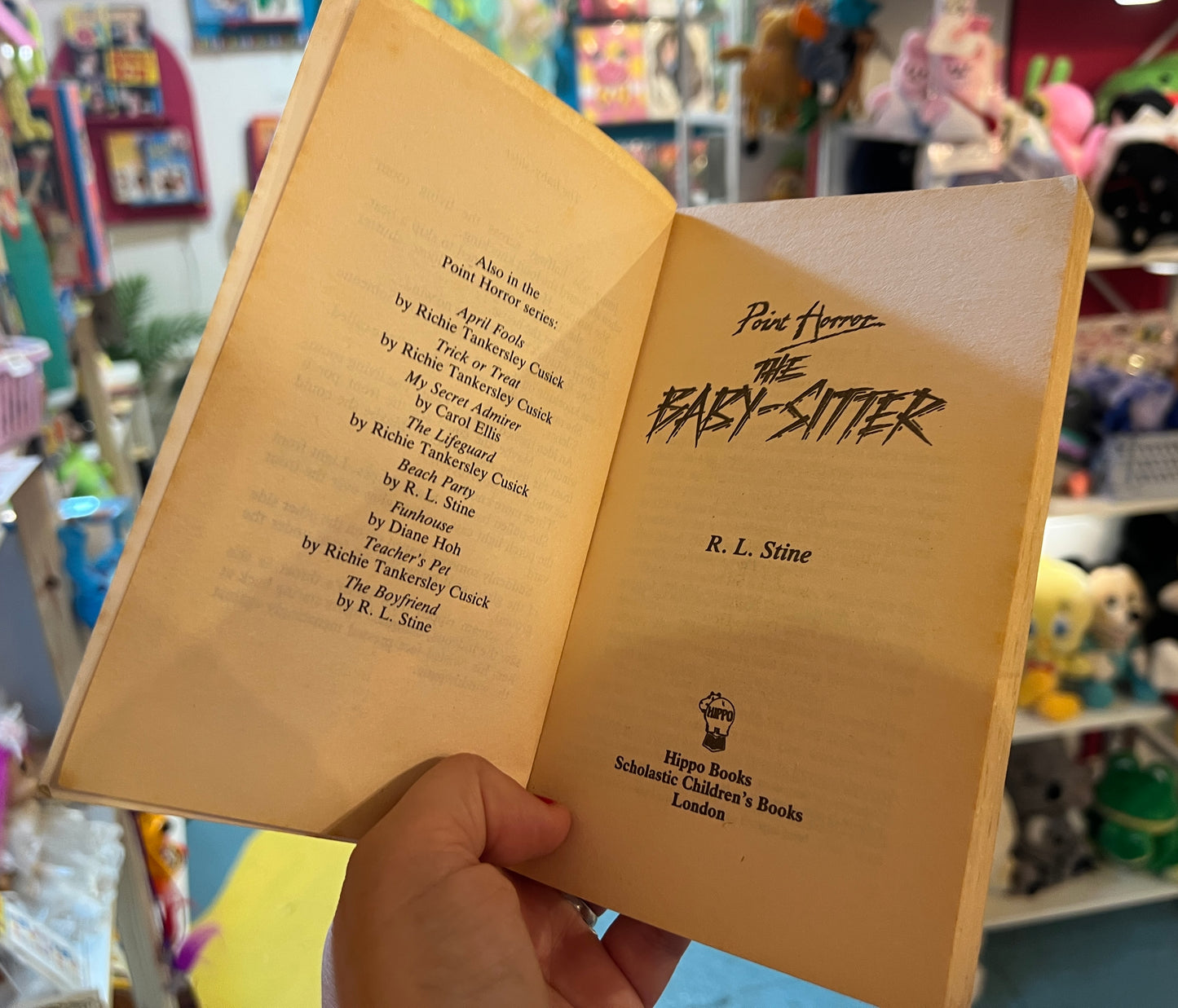 Point Horror The Baby-Sitter book