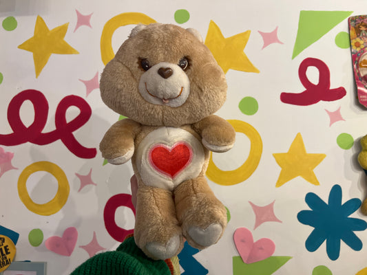 Vintage 1980s Tender Heart Bear Care Bear 13” plush