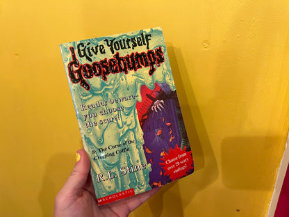 Goosebumps Curse of the Creeping Coffin - chose your own scare book