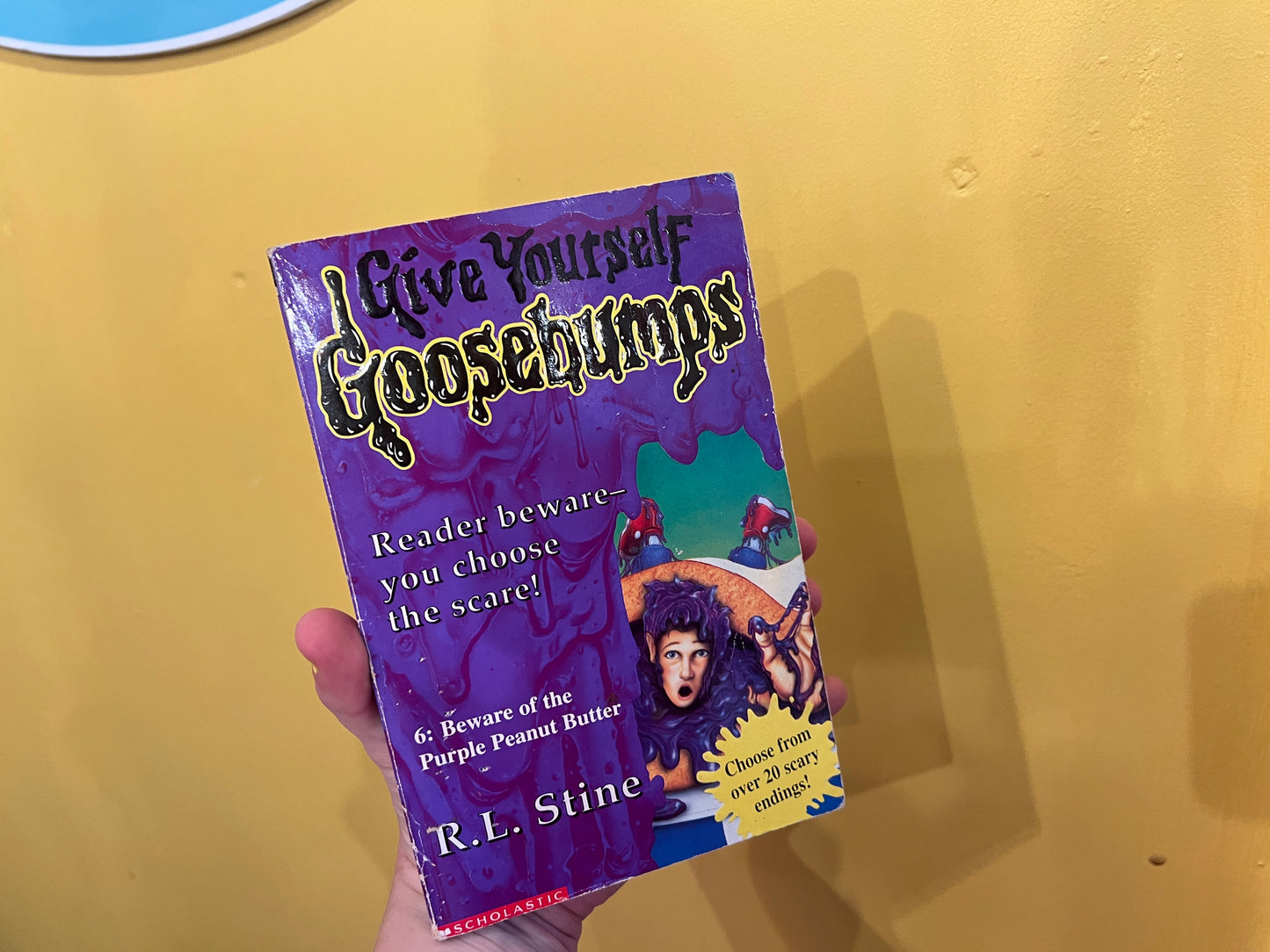 Goosebumps Beware of the Purple Peanut Butter - chose your own scare book
