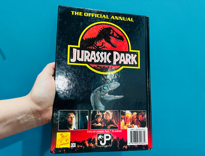 Vintage 1992 Jurassic Park The Official Annual book