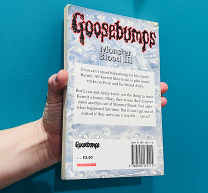 Monster Blood 3 Goosebumps book