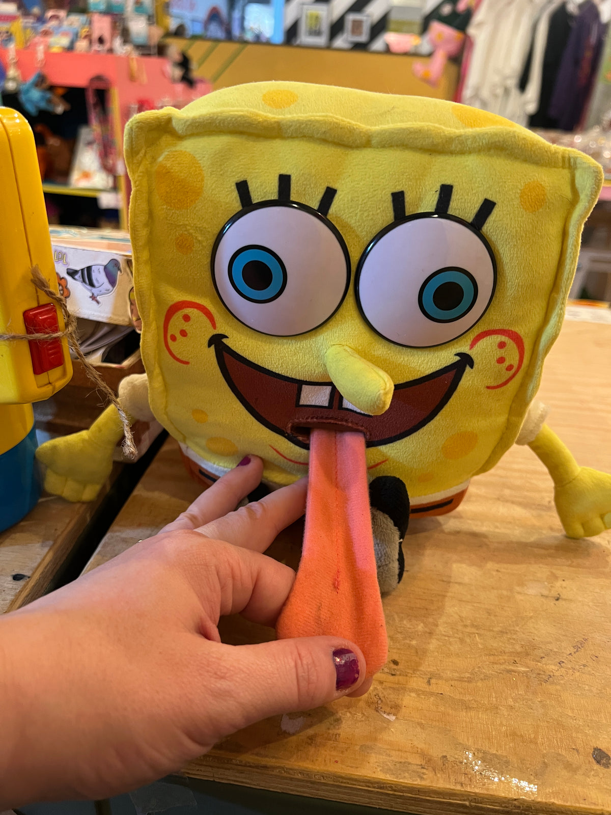 Sponge Bob Square Pants interactive plush toy