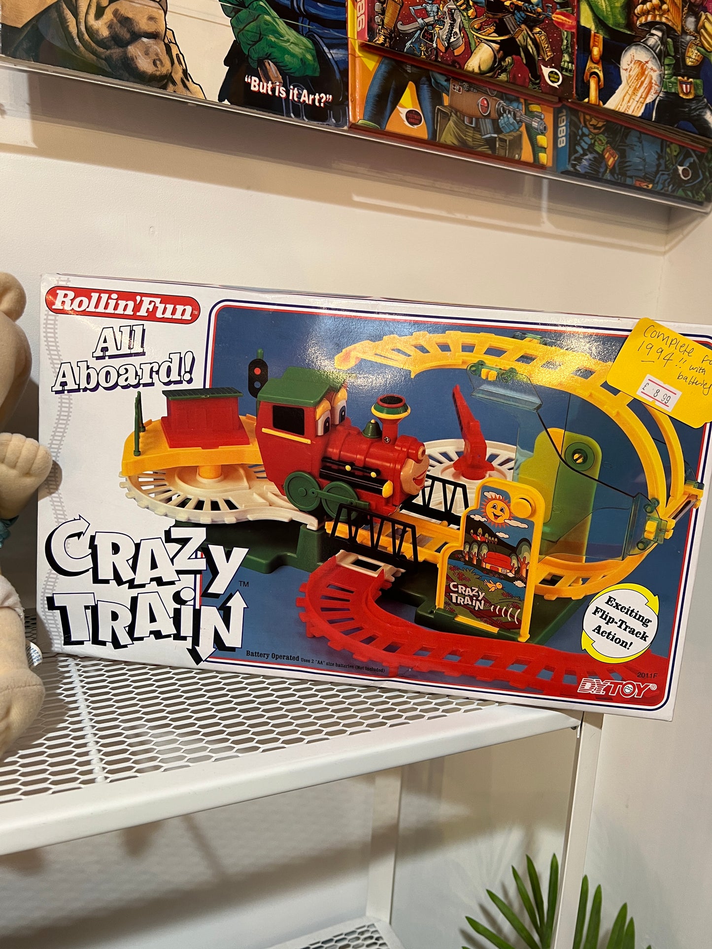 Vintage Crazy Train boxed toy - working