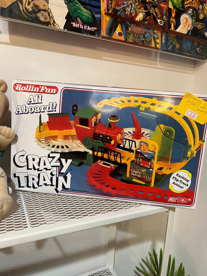 Vintage Crazy Train boxed toy - working