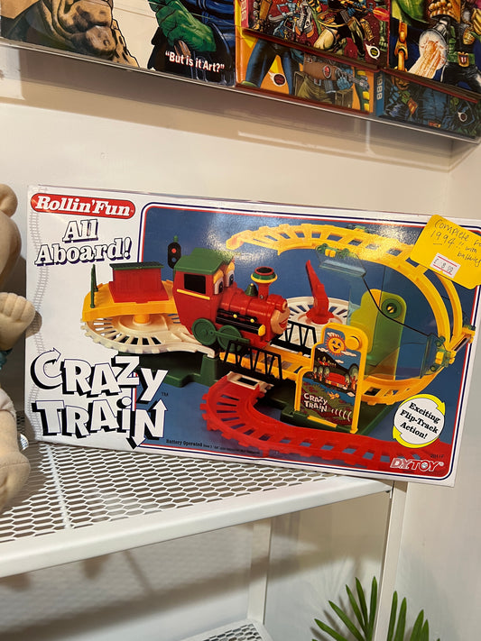 Vintage Crazy Train boxed toy - working
