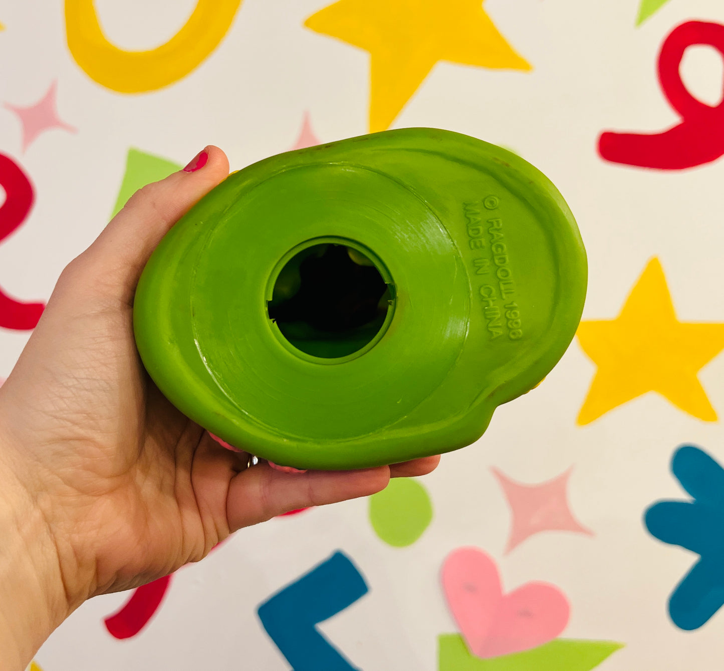 1996 Teletubbies money box with packaging (missing stopper)
