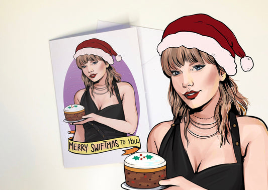 Taylor Swiftmas Christmas card