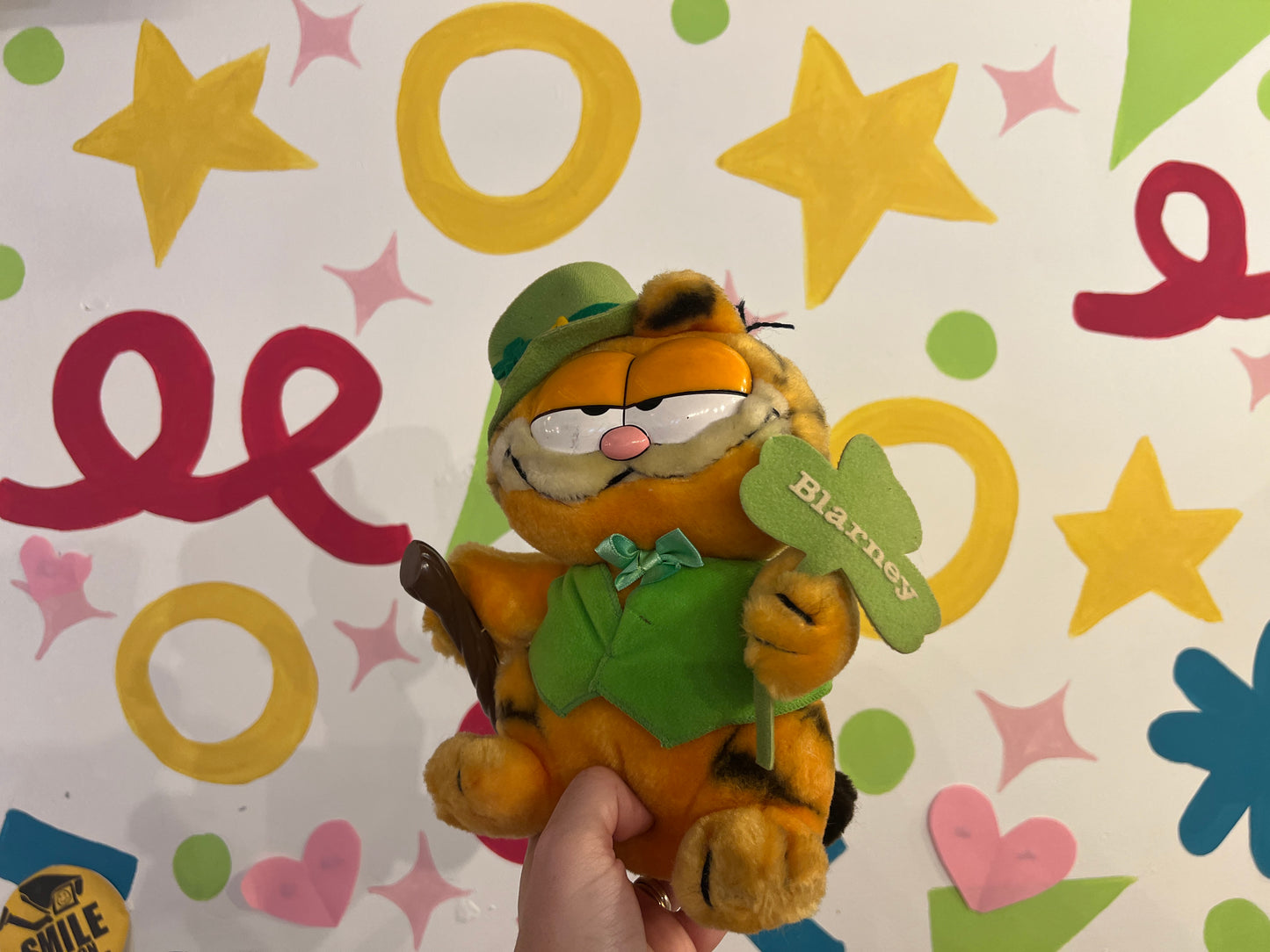 Vintage 1981 Dakin St Patrick's Blarney Garfield