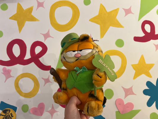 Vintage 1981 Dakin St Patrick's Blarney Garfield