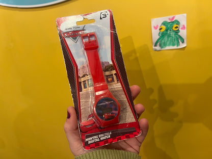 2010 collectible boxed Fun Pixar Cars Watch - untested