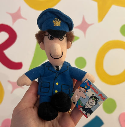 1998 7” Postman Pat plush with original tag