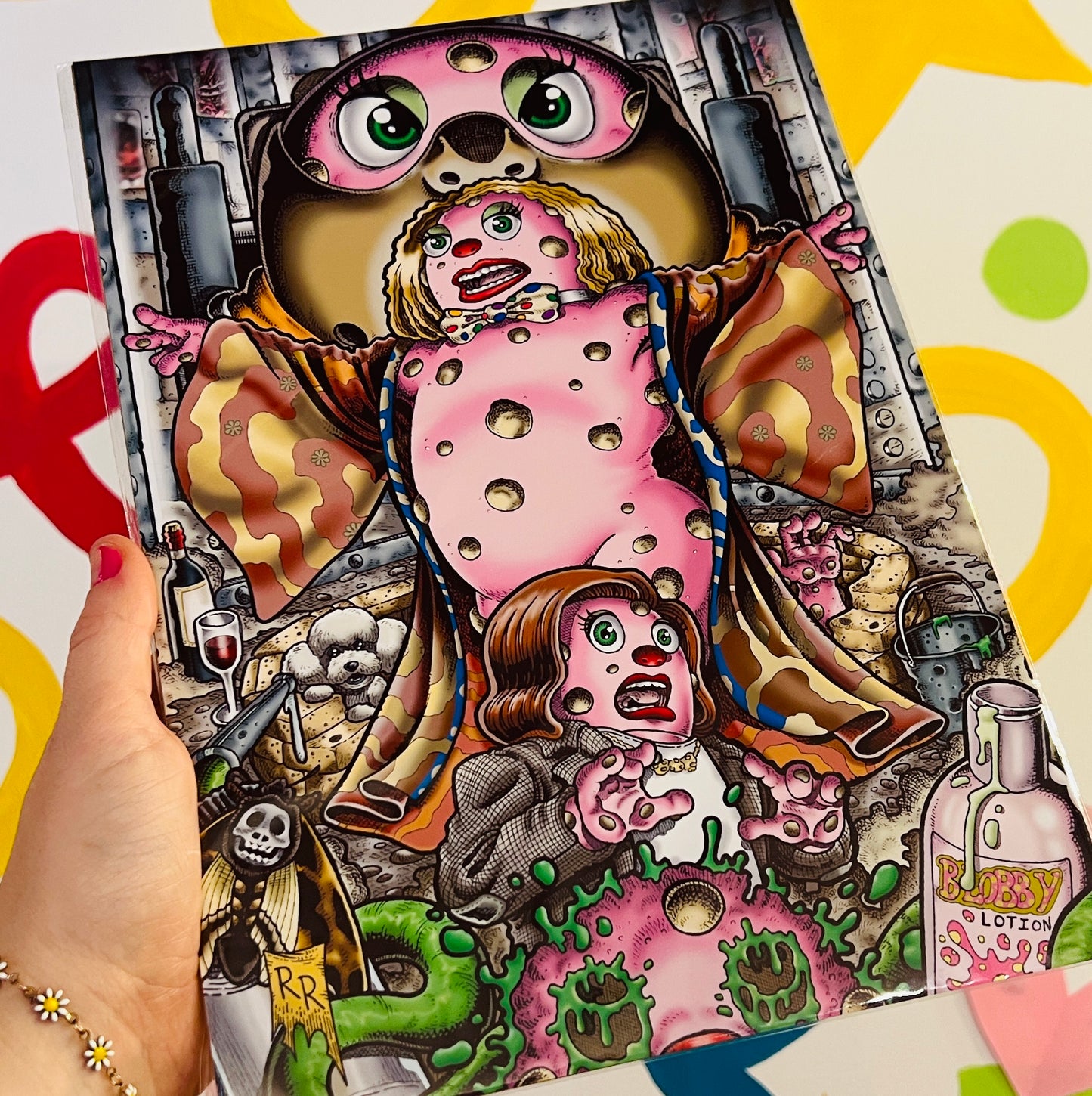 Silence Of The Blobby Inspired A4 Print