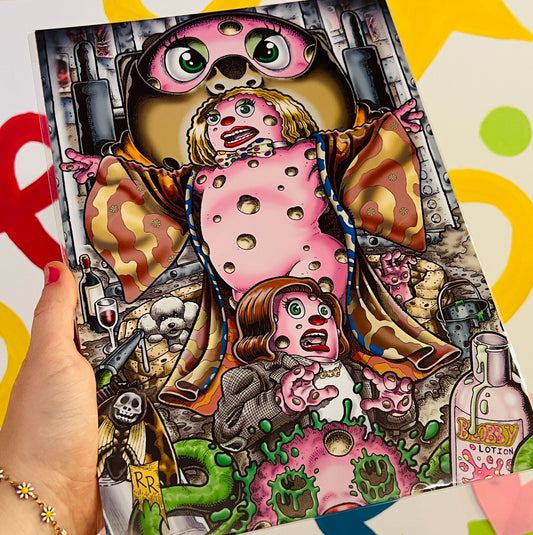 Silence Of The Blobby Inspired A4 Print