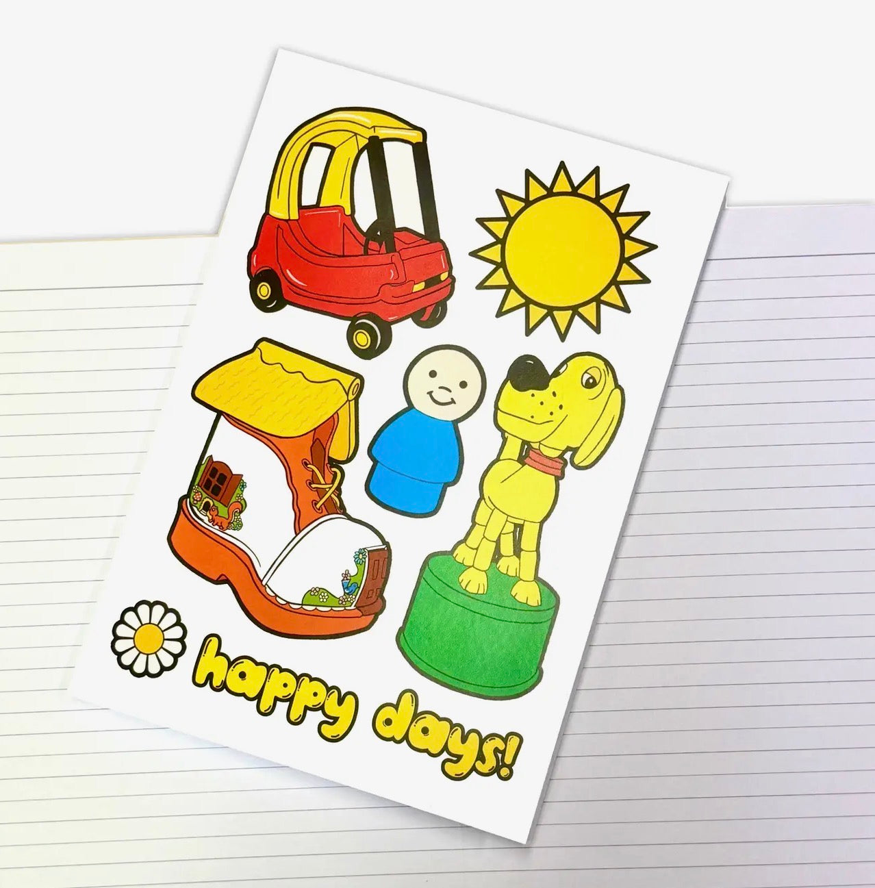 Happy Days nostalgia Inspired A5 Notebook