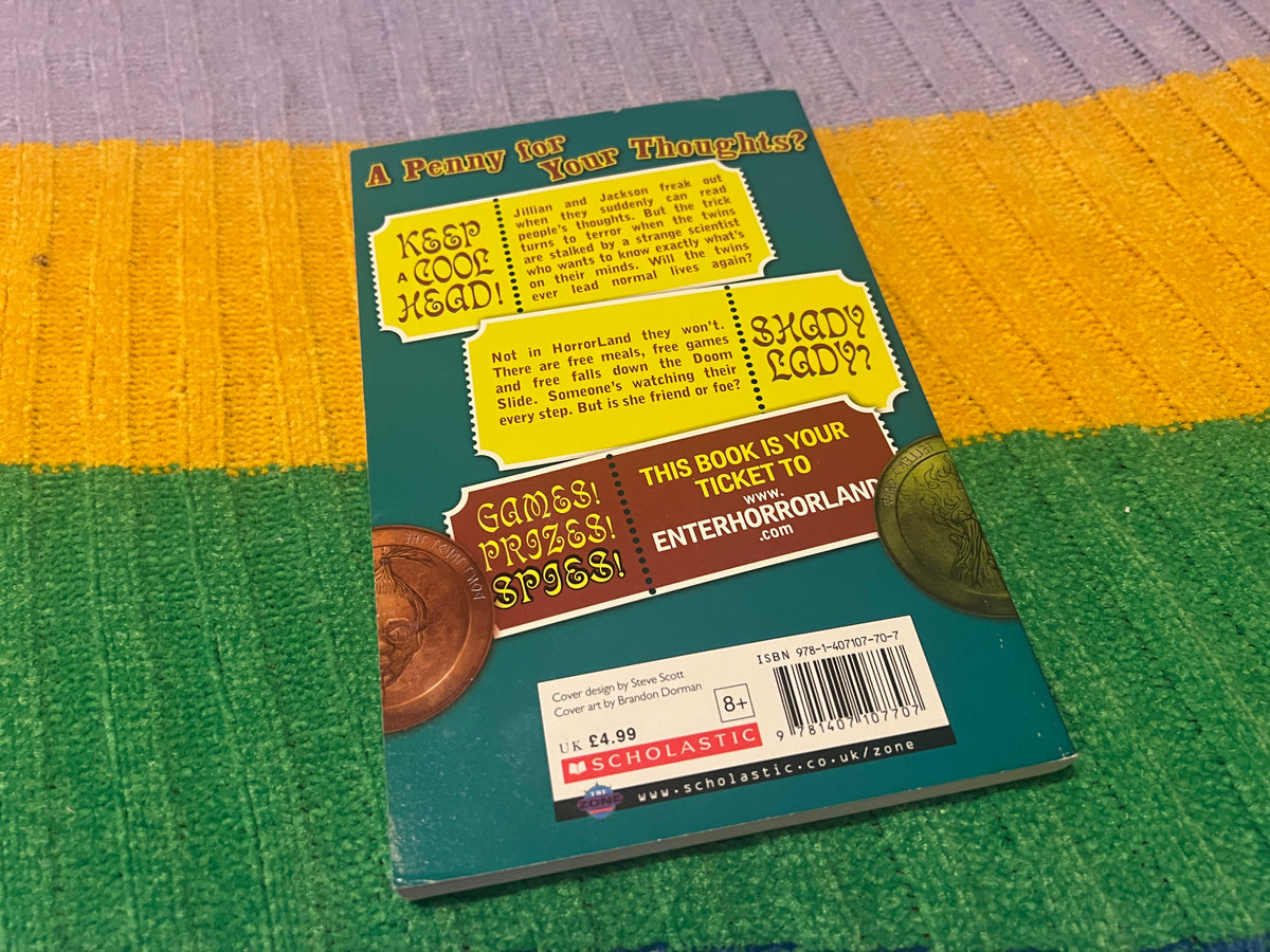 Horrorland - Help! We have strange powers Goosebumps book