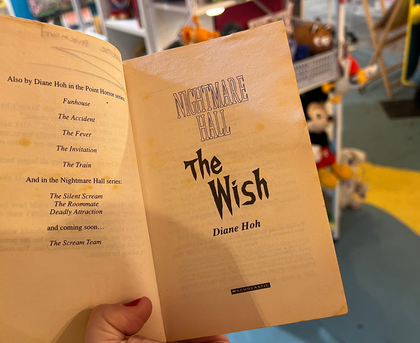 Point Horror The Wish book