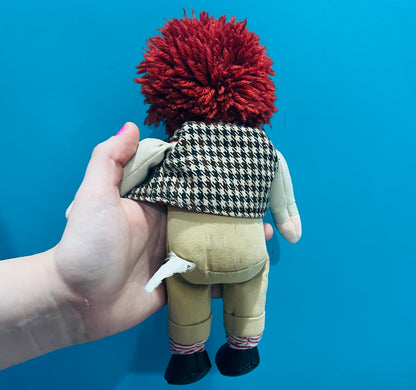 Jim from Rosie & Jim plush beanie rag doll