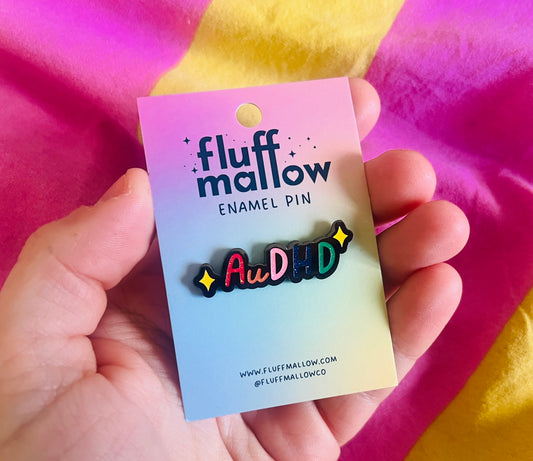 AuDHD Enamel Pin