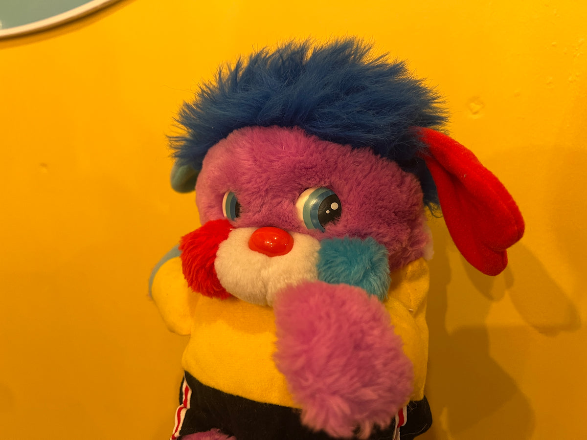 1986 Big Kick Popples football plush