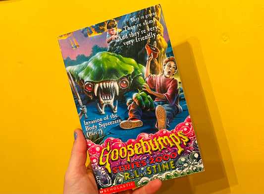 The Invasion of the Body Squeezers Goosebumps book