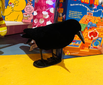 Fuzzy Crow Pals - lifelike Crow props