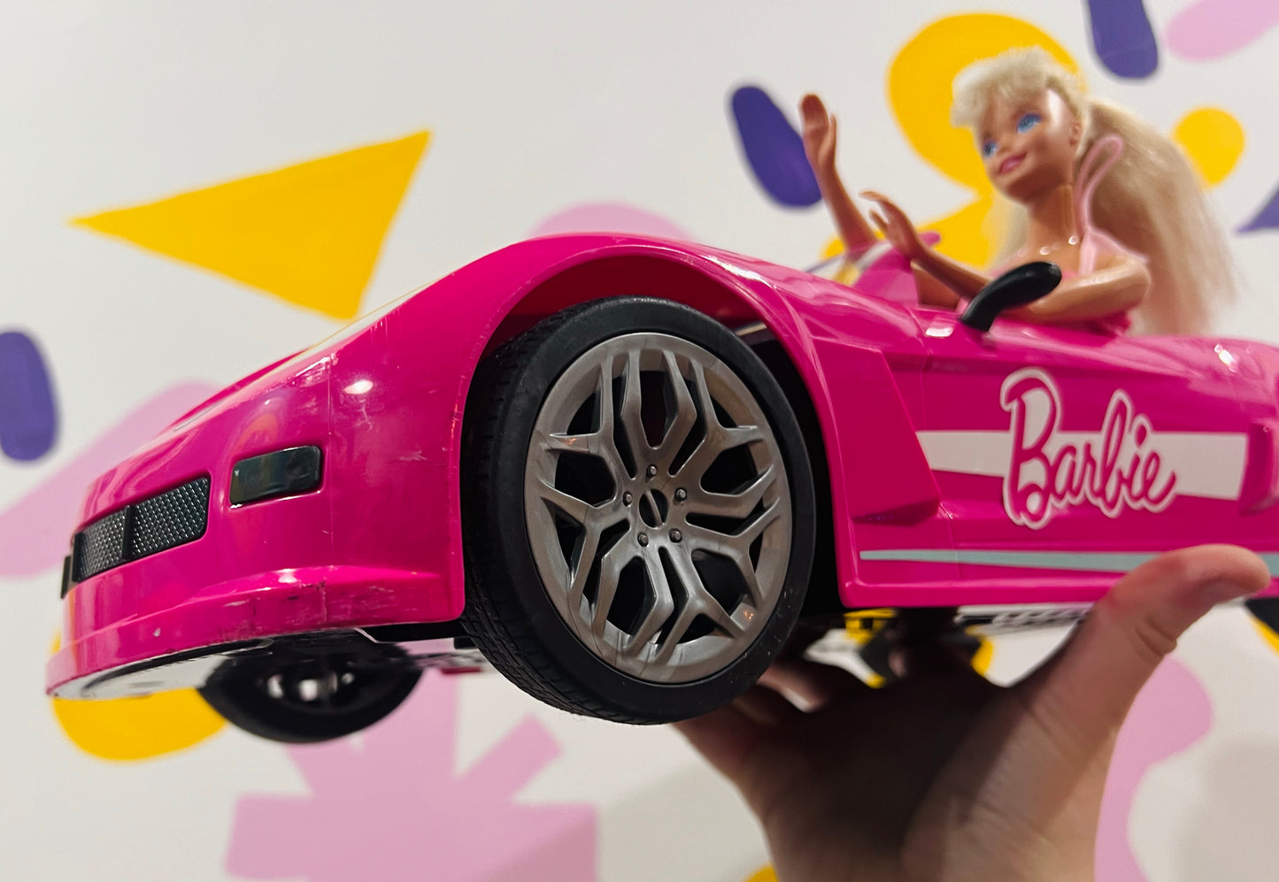 Barbie remote control car