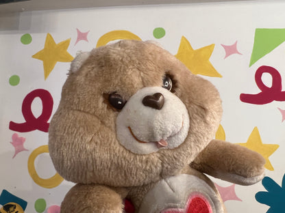 Vintage 1980s Tender Heart Bear Care Bear 13” plush
