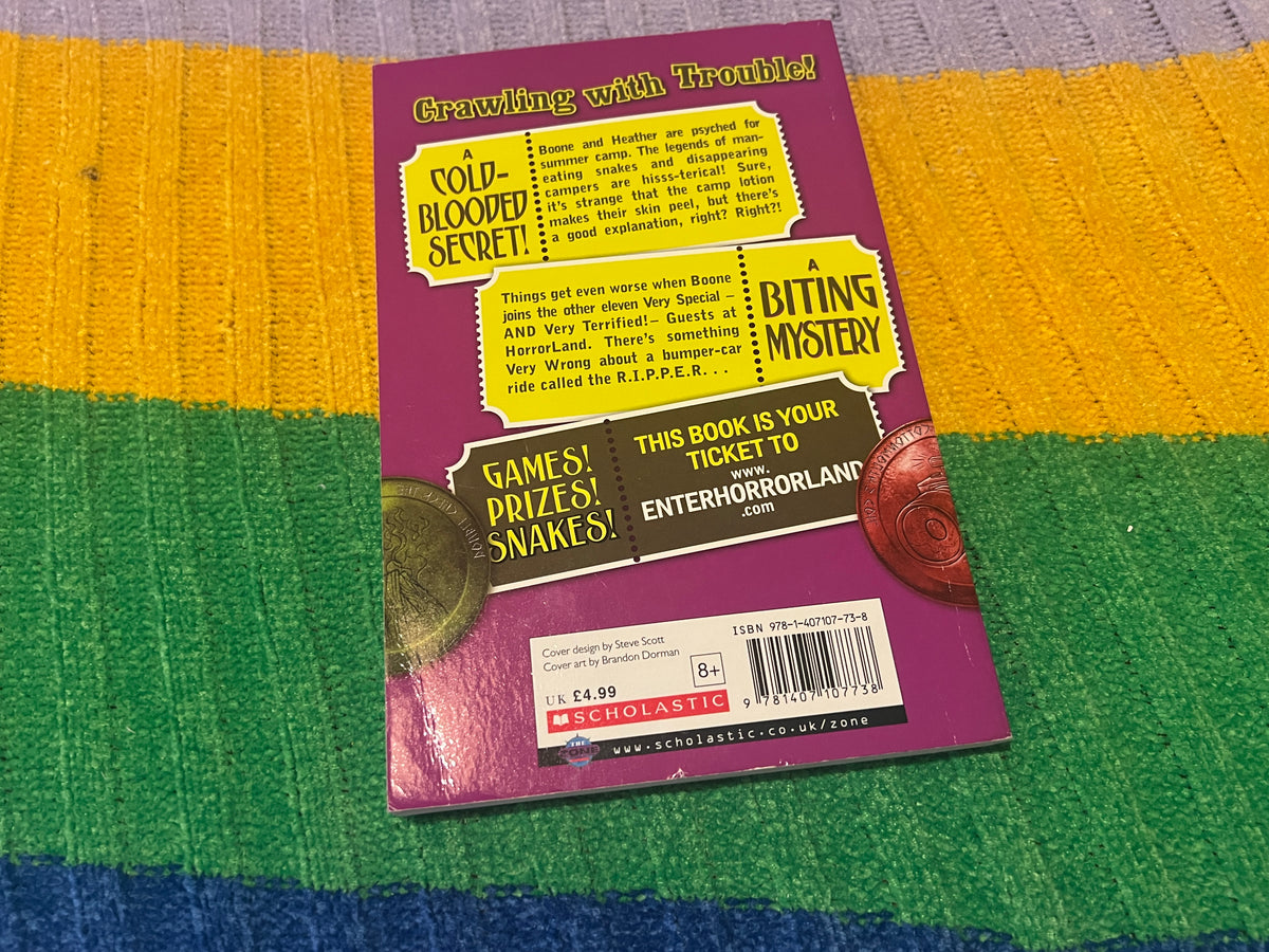 Horrorland - Welcome to Camp Slither Goosebumps book