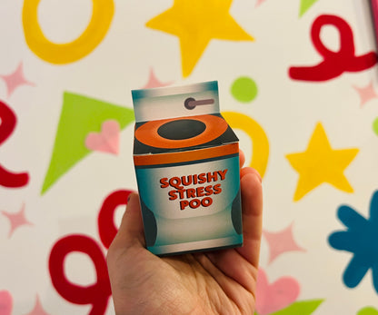 Poo squishy stress toy