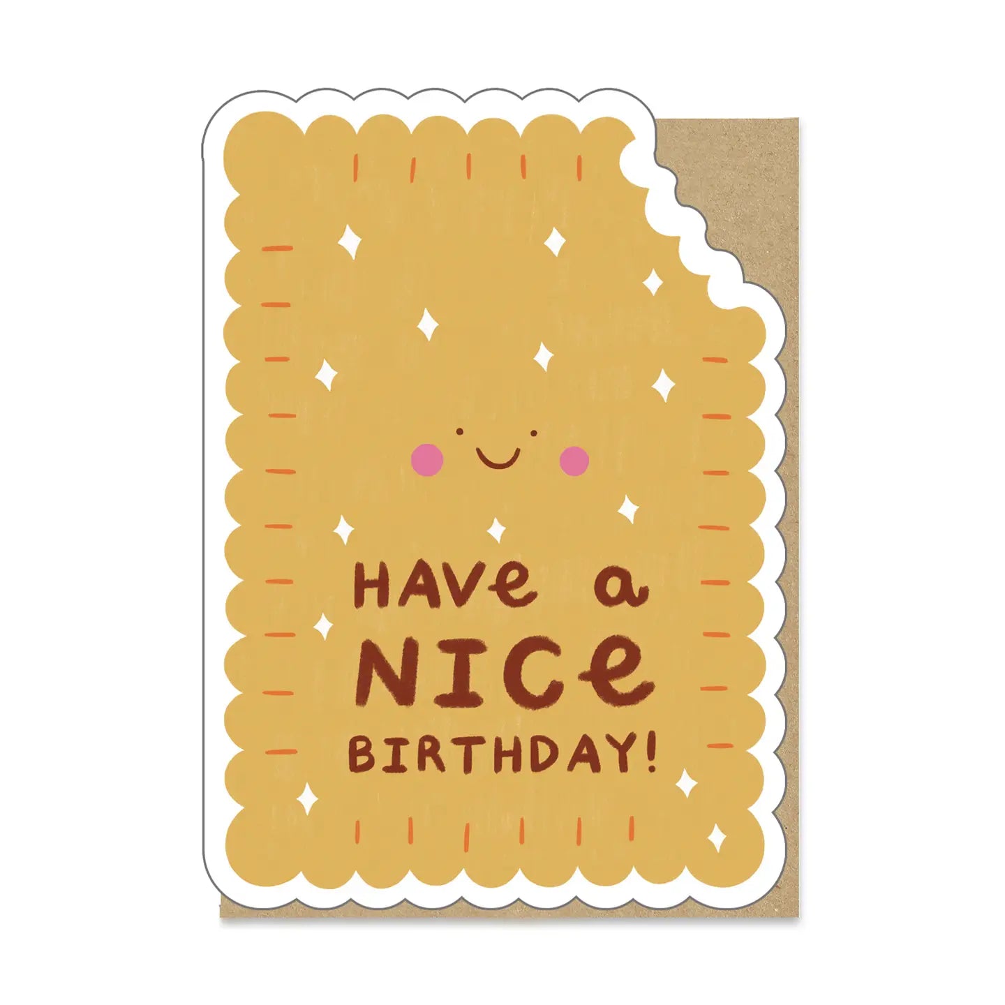 Nice Biscuit Birthday Card