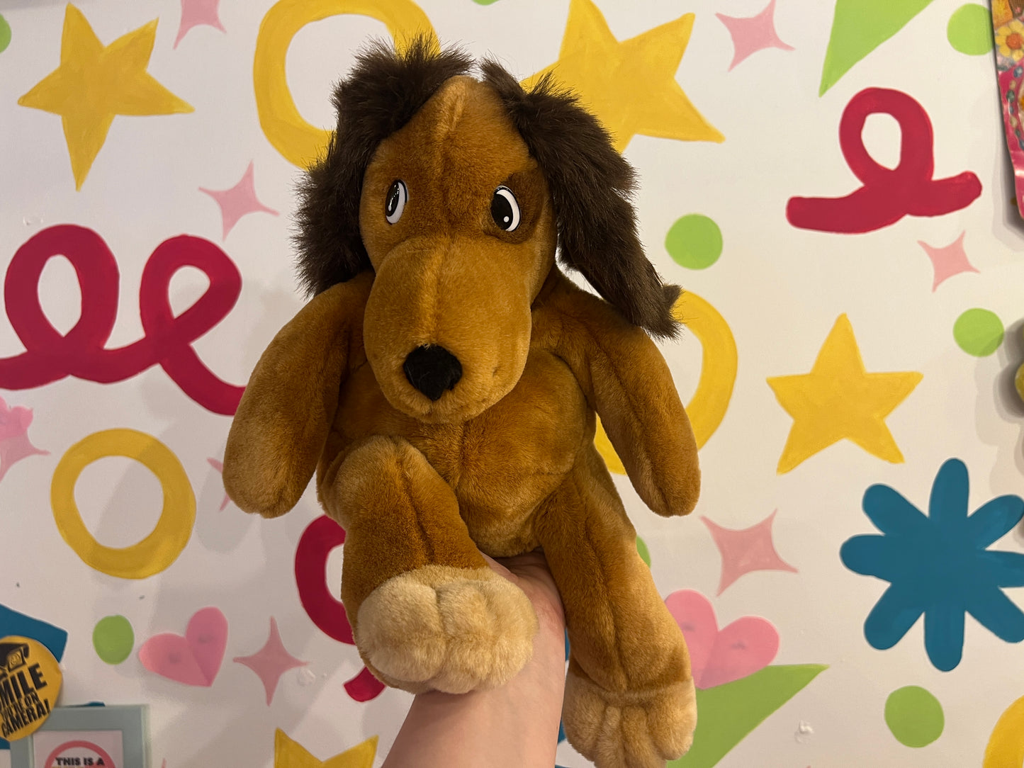 1996 Barker’s Roger Manning /Birthdays soft dog toy