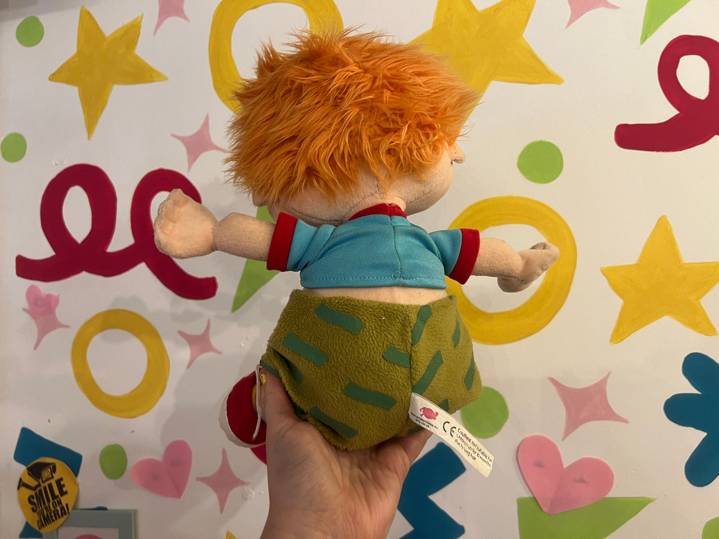 2001 Chuckie from Rugrats plush doll