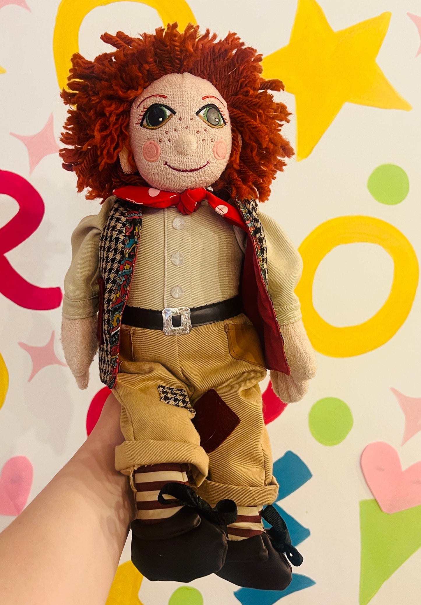 16” Pair of Rose & Jim plush dolls