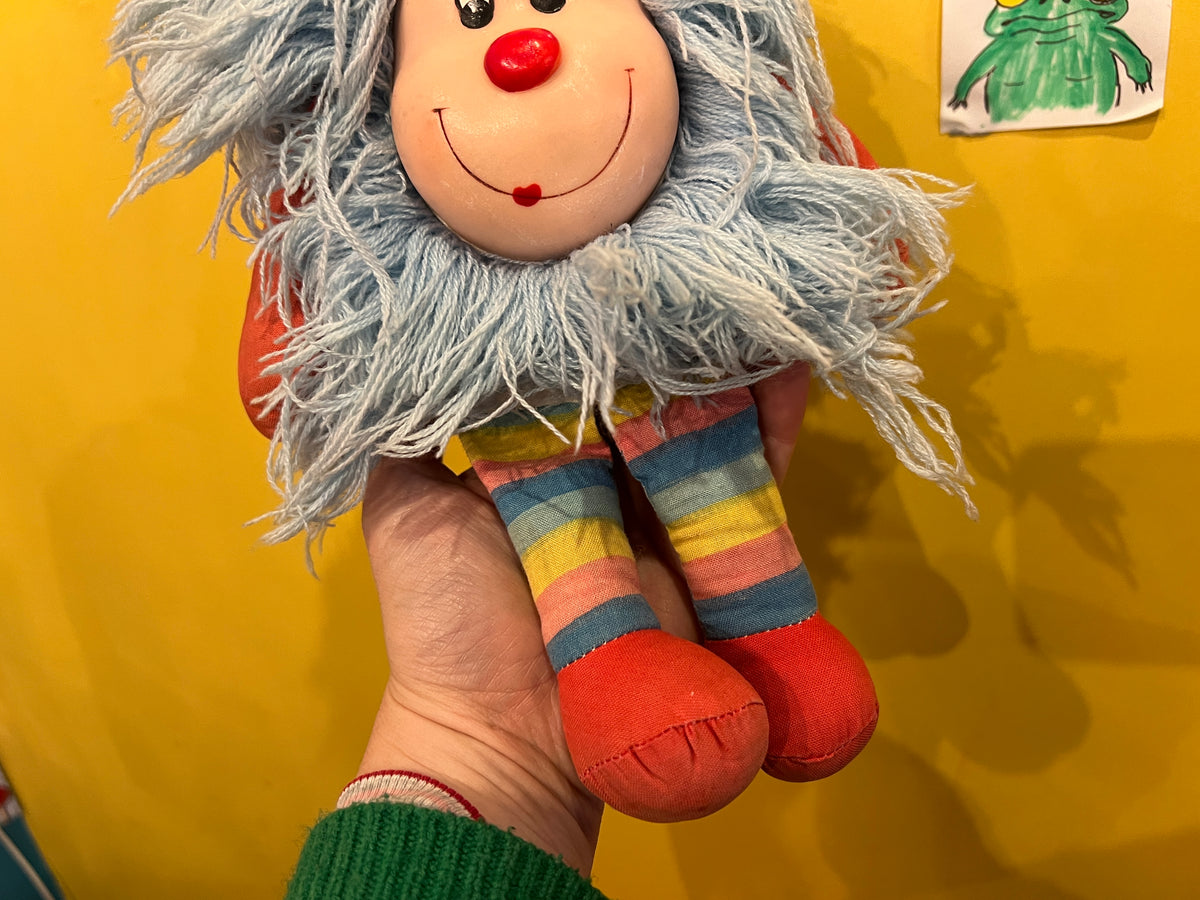 Vintage 1983 Rainbow Brite Blue Sprite plush
