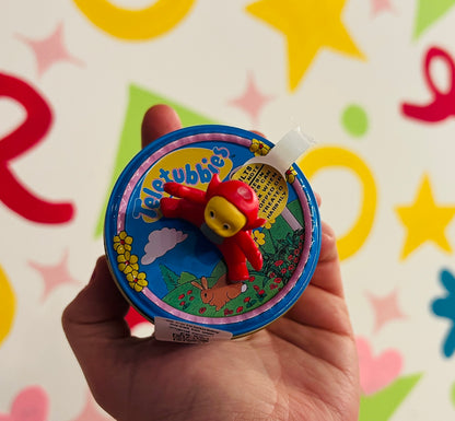 1996 COMPLETE Po Teletubby sweet tin with original sweets!
