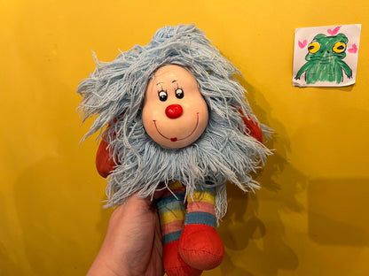 Vintage 1983 Rainbow Brite Blue Sprite plush