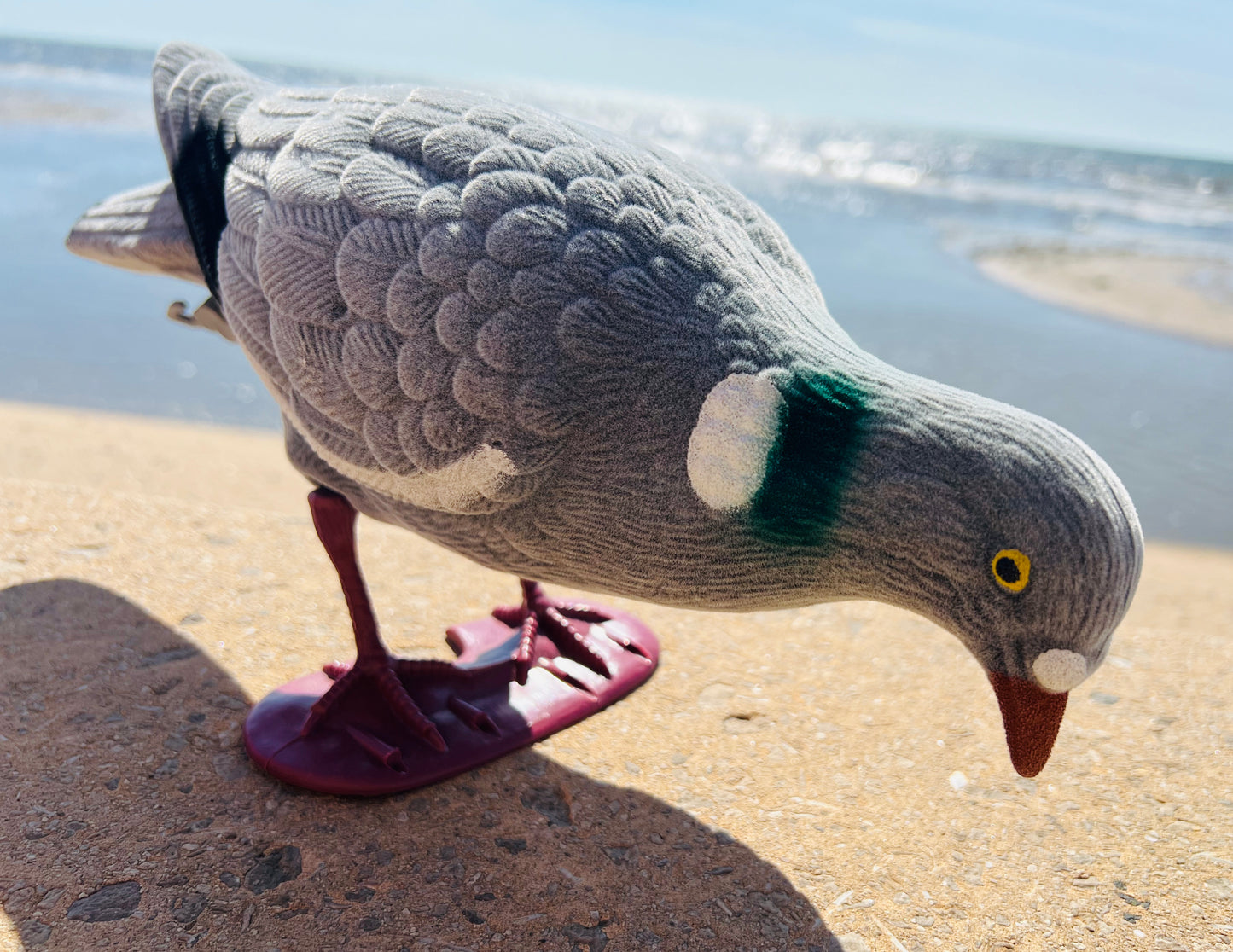 Fuzzy Pigeon Pals - lifelike pigeon props