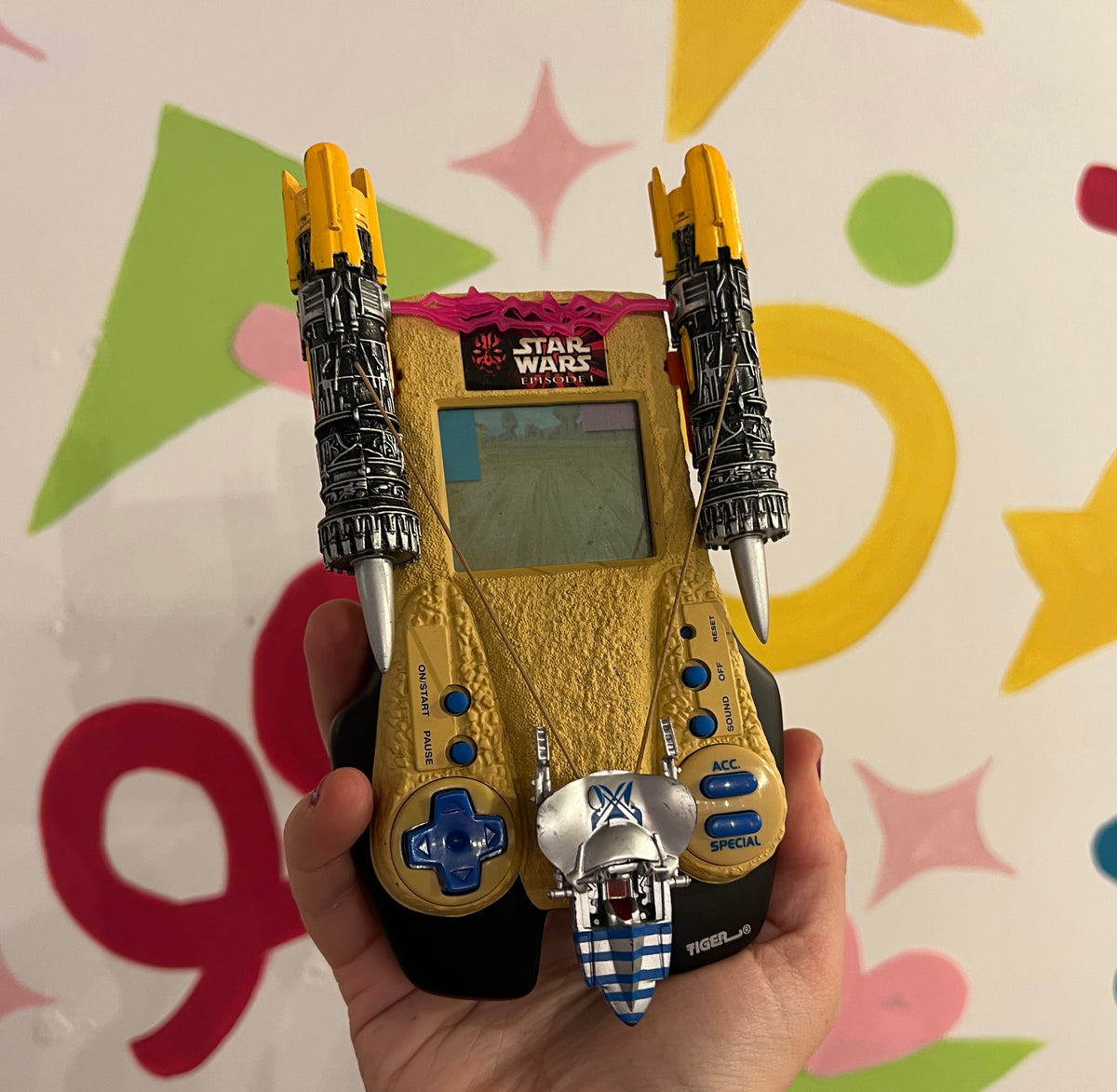 1999 Star Wars Episode 1 PodRacer handheld game