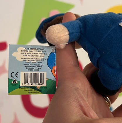 1998 7” Postman Pat plush with original tag