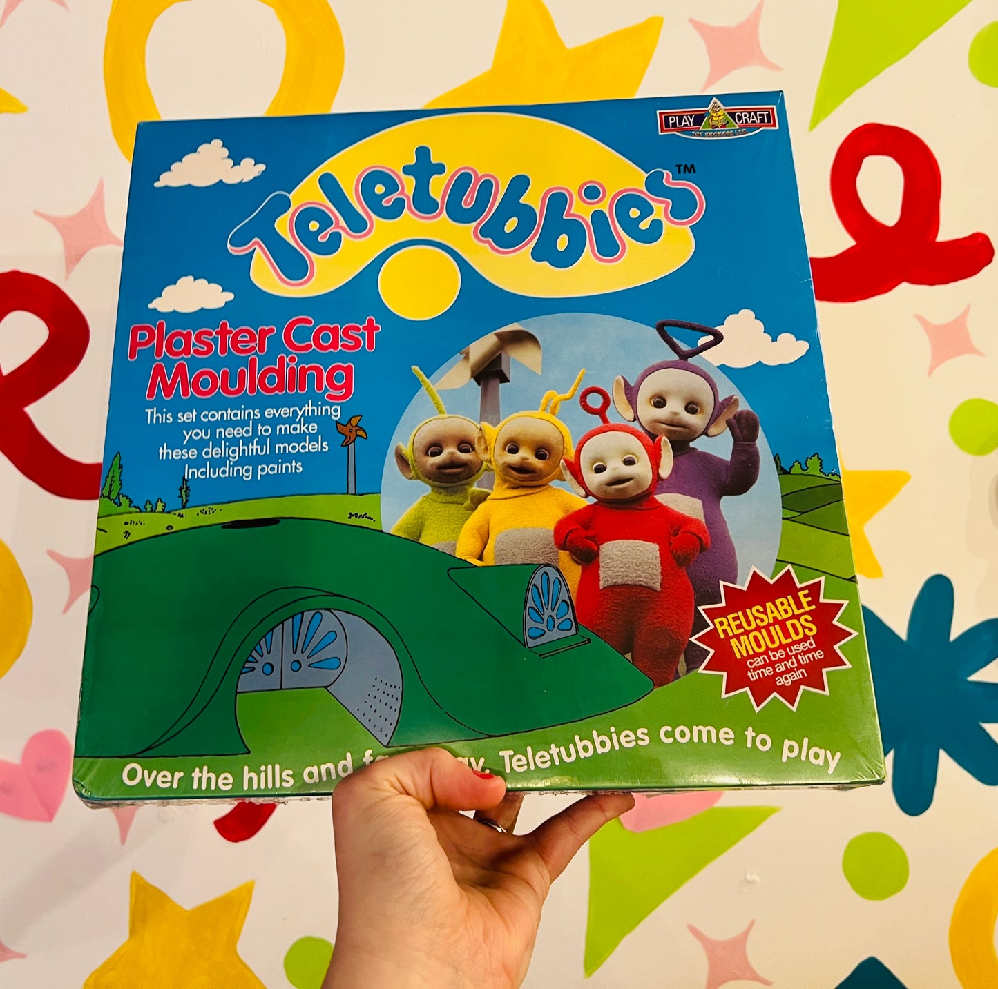 1996 Teletubbies plaster cast moulding - still sealed!
