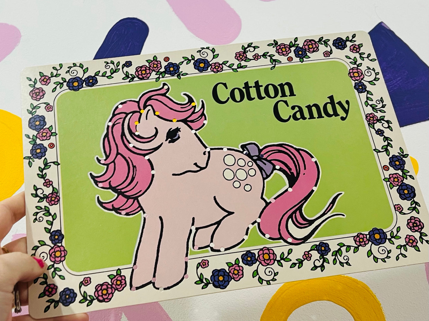 My Little Pony 1983 Sewing Card Set