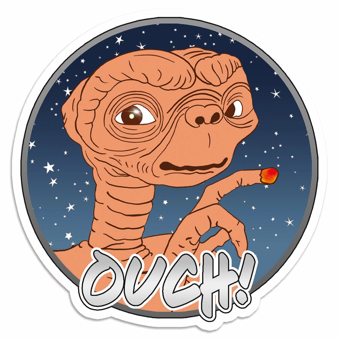 ET Inspired Ouch.. sticker
