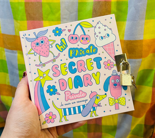 Secret Diary with lock & key