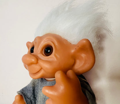 Vintage 9" DAM 1986 Troll toy