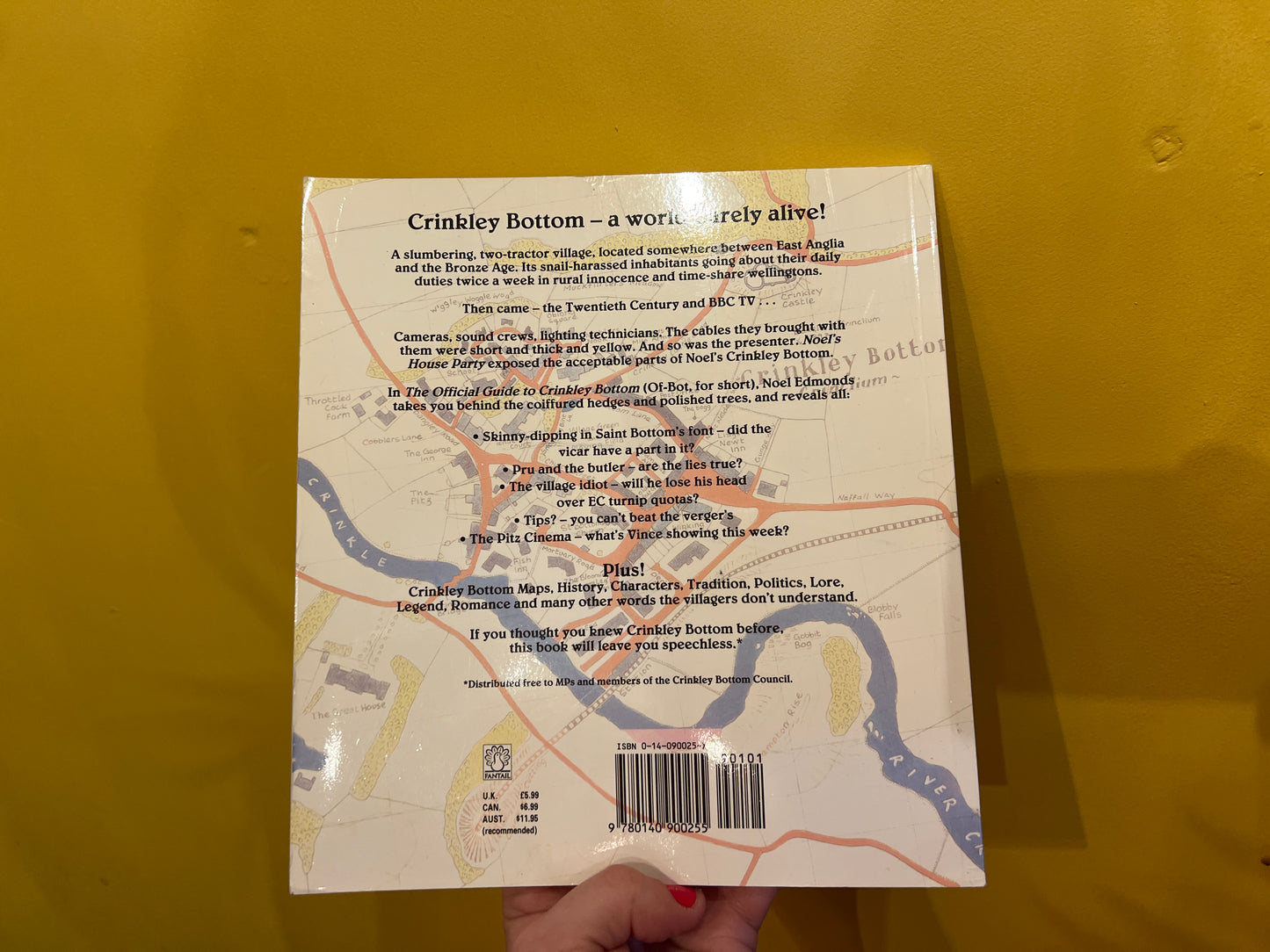 Noel Edmunds Crinkly Bottom book